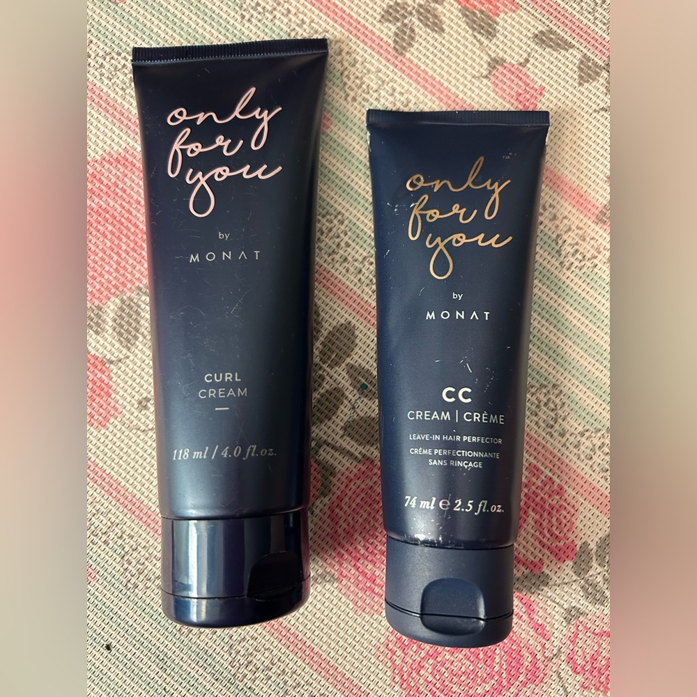 Monat Curl Cream 4.0 oz & 2.5oz Set unsealed - Picture 3 of 3